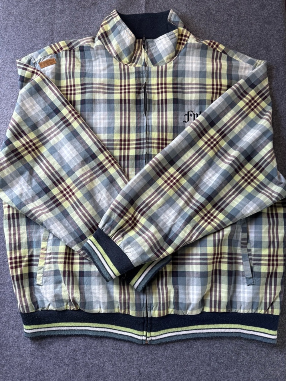 Vintage Plaid FUBU Jacket
